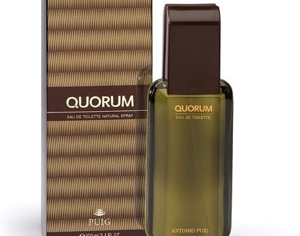 Quorum Eau De Toilette For Men Long Lasting Virile Classic Elegant And Robust Fragrance Citrus Spicy Leather Tobacco And Wood Notes Ideal For Day Wear 100ml For Cheap