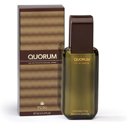 Quorum Eau De Toilette For Men Long Lasting Virile Classic Elegant And Robust Fragrance Citrus Spicy Leather Tobacco And Wood Notes Ideal For Day Wear 100ml For Cheap