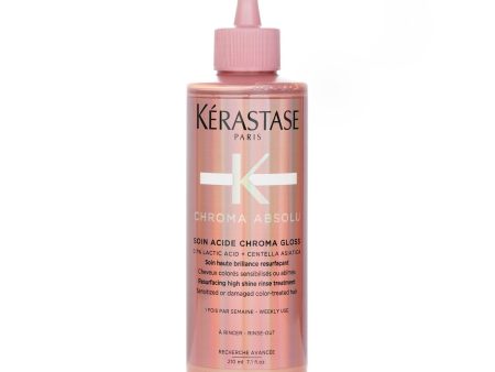 Kerastase Chroma Absolu Soin Acide Chroma Gloss Resurfacing High Shine Rinse Treatment  210ml 7.1oz Supply