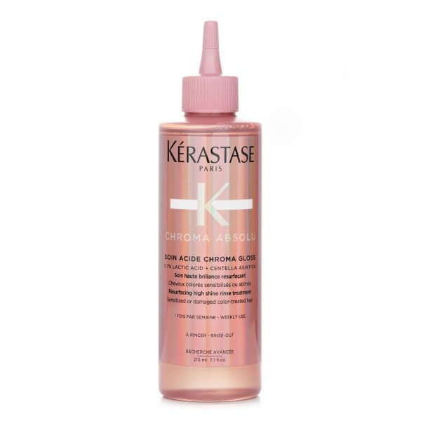 Kerastase Chroma Absolu Soin Acide Chroma Gloss Resurfacing High Shine Rinse Treatment  210ml 7.1oz Supply