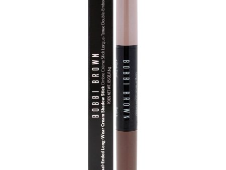 Bobbi Brown Dual-Ended Long-Wear Cream Shadow Stick - Pink Steel-Bark by Bobbi Brown for Women - 0.05 oz Eye Shadow Online now