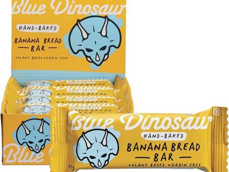 Blue Dinosaur Hand-Baked Bar Banana Bread 12x45g For Sale