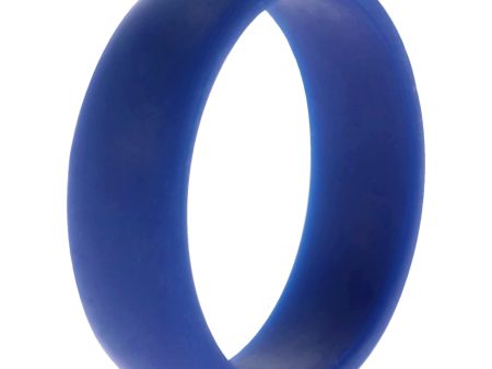 ROQ Silicone Wedding Ring Dome Style - Blue by ROQ for Men - 16 mm Ring Cheap