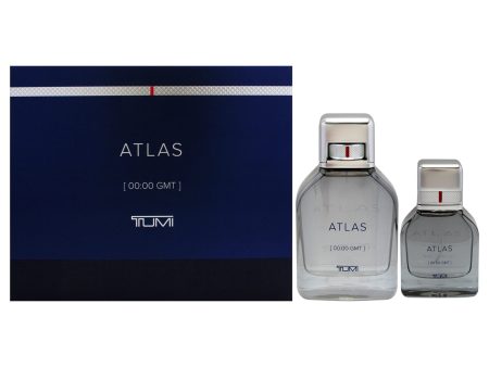 Tumi Atlas by Tumi for Men - 2 Pc Gift Set 3.4oz EDP Spray, 1oz EDP Spray Sale