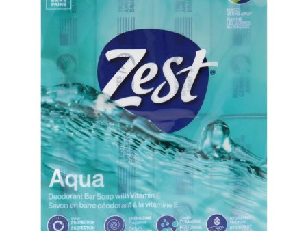 Zest Deodorant Bar Soap - Aqua by Zest for Women - 8 x 4 oz Bar Soap Cheap