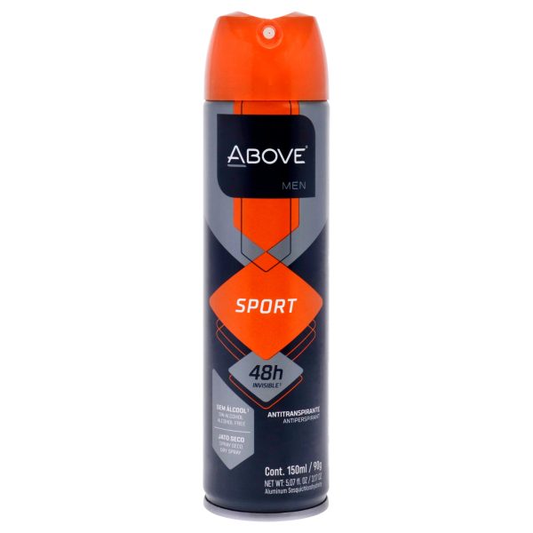 Above 48 Hours Antiperspirant Deodorant - Sport by Above for Men - 3.17 oz Deodorant Spray For Cheap