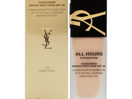 Yves Saint Laurent All Hours Foundation SPF 30 - LC5 Light Cool by Yves Saint Laurent for Women - 0.84 oz Foundation Online now