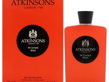 Atkinsons 44 Gerrard Street by Atkinsons for Men - 3.4 oz EDC Spray For Cheap