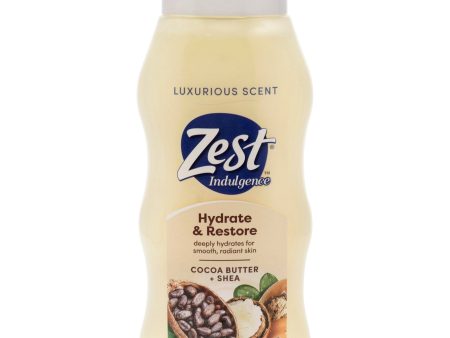 Zest Hydrate and Restore Body Wash - Cocoabutter and Shea by Zest for Women - 20 oz Body Wash Fashion