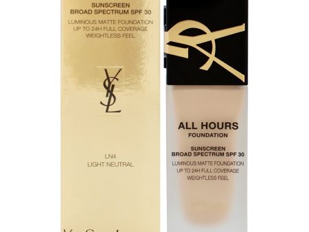 Yves Saint Laurent All hours Foundation SPF 30 - LN4 Light Neutral by Yves Saint Laurent for Women - 0.84 oz Foundation For Cheap