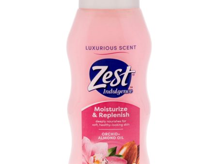 Zest Moisturize and Replenish Body Wash - Orchid and Almond Oil by Zest for Women - 20 oz Body Wash For Sale