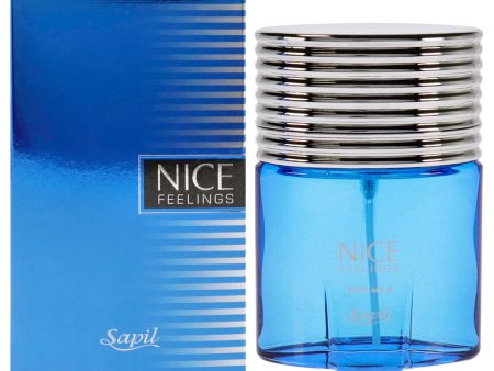 Sapil Nice Feelings Blue by Sapil for Men - 2.5 oz EDT Spray Online Sale