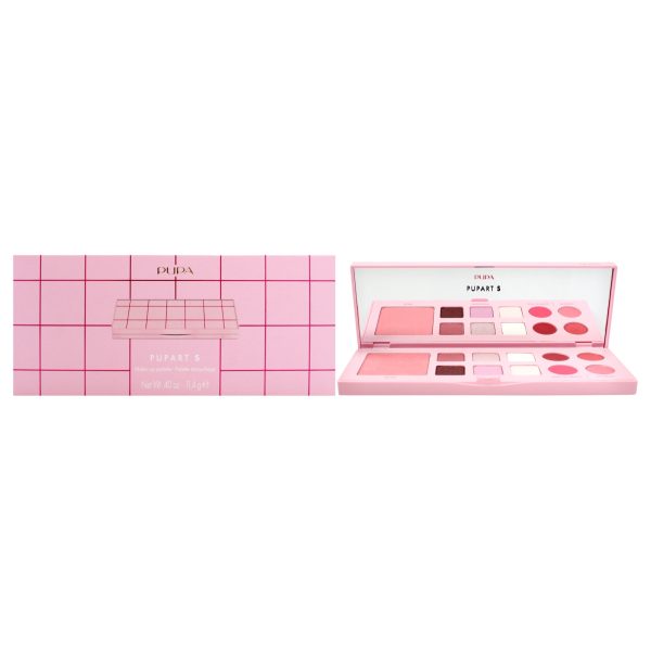 Pupa Milano Pupart S Make-Up Palette - 002 Pink by Pupa Milano for Women - 0.4 oz Makeup For Cheap