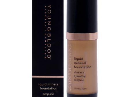 Youngblood Liquid Mineral Foundation - Nutmeg by Youngblood for Women - 1 oz Foundation Hot on Sale