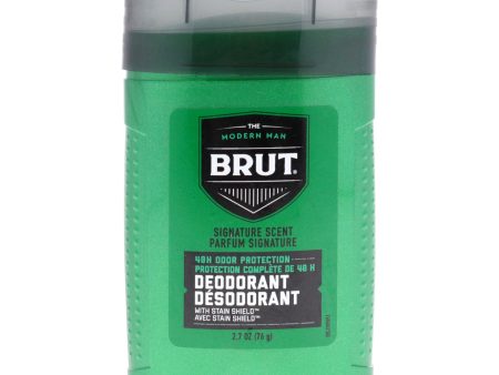 Brut Signature Scent 48H Odor Protection Deodorant by Brut for Men - 2.7 oz Deodorant Stick Online Sale