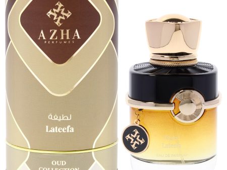 Azha Lateefa by Azha for Men - 3.3 oz EDP Spray For Discount