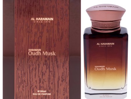 Al Haramain Oudh Musk by Al Haramain for Men - 3.33 oz EDP Spray Supply