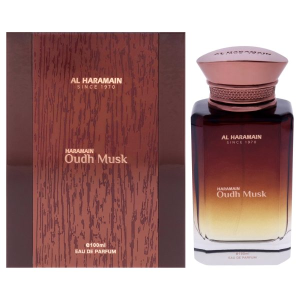 Al Haramain Oudh Musk by Al Haramain for Men - 3.33 oz EDP Spray Supply