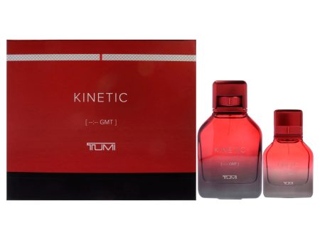 Tumi Kinetic by Tumi for Men - 2 Pc Gift Set 3.4oz EDP Spray, 1oz EDP Spray For Sale