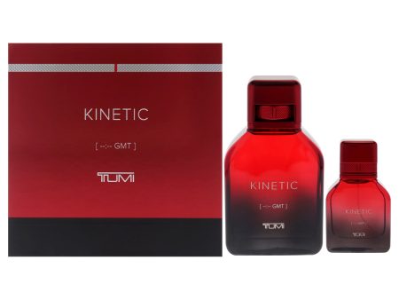 Tumi Kinetic by Tumi for Men - 2 Pc Gift Set 6.8oz EDP Spray, 1oz EDP Spray Cheap