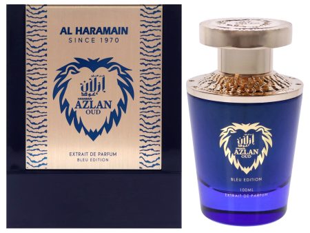 Al Haramain Azlan Oud Bleu by Al Haramain for Men - 3.33 oz EDP Spray Fashion