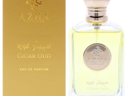 Azha Cigar Oud by Azha for Men - 3.3 oz EDP Spray Online Hot Sale