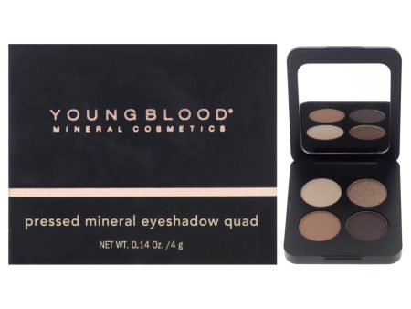 Youngblood Pressed Mineral Eyeshadow Quad - Taupe Smoke by Youngblood for Women - 0.14 oz Eye Shadow Online Hot Sale