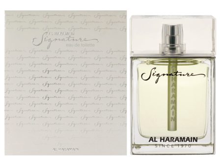 Al Haramain Signature by Al Haramain for Men - 3.33 oz EDT Spray Supply