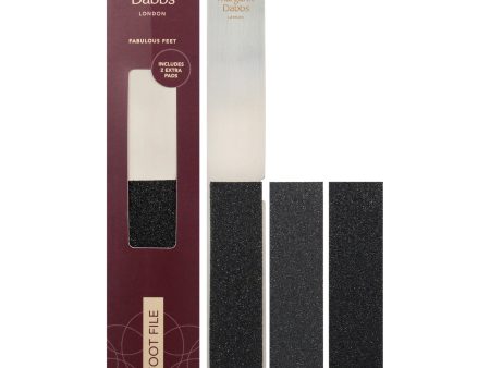 Margaret Dabbs Foot File Plus 2 Replacement Pads by Margaret Dabbs for Unisex - 3 Pc File, 2 Replacement Pads Sale