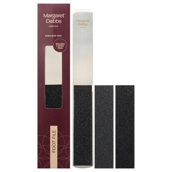 Margaret Dabbs Foot File Plus 2 Replacement Pads by Margaret Dabbs for Unisex - 3 Pc File, 2 Replacement Pads Sale