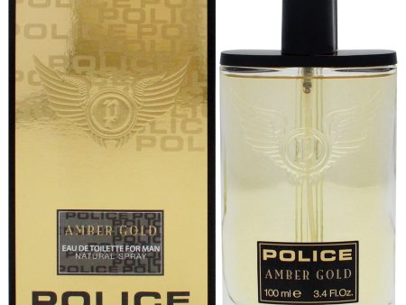 Police Police Amber Gold by Police for Men - 3.4 oz EDT Spray on Sale