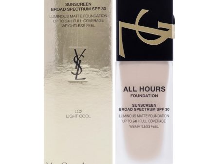 Yves Saint Laurent All Hours Foundation SPF 30 - LC2 Light Cool by Yves Saint Laurent for Women - 0.84 oz Foundation Online