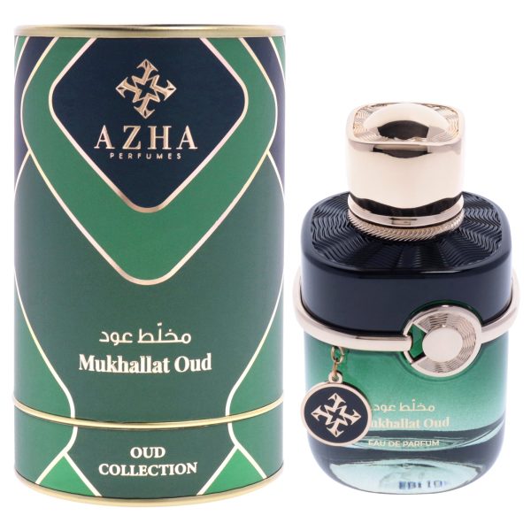 Azha Mukhallat Oud by Azha for Men - 3.3 oz EDP Spray Cheap