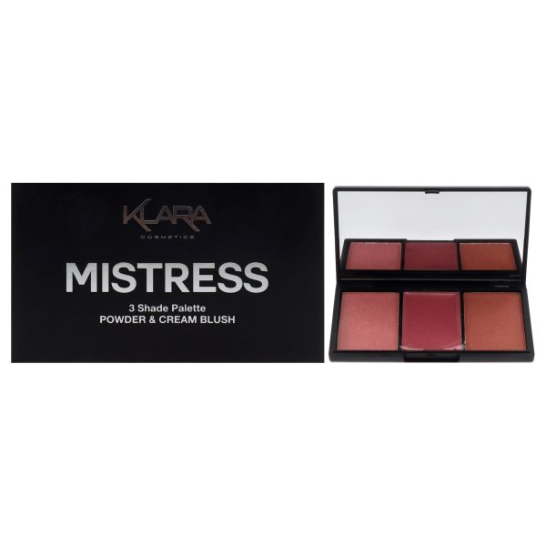 Klara Contour Bronze Blush and Highlight Palette - Mistress by Klara for Women - 0.35 oz Makeup Discount