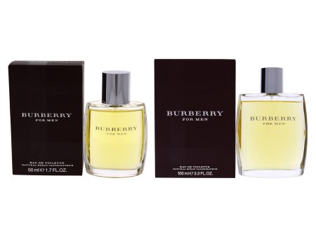 Burberry Burberry Kit by Burberry for Men - 2 Pc Kit 3.3 oz EDT Spray, 1.7 oz EDT Spray Online