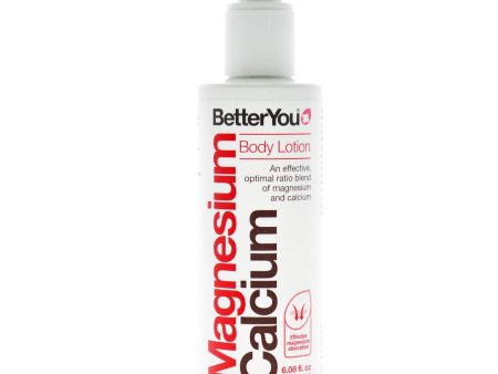 BetterYou Magnesium Plus Calcium Body Lotion by BetterYou for Unisex - 6.08 oz Body Lotion Online Sale