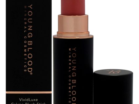 Youngblood VividLuxe Creme Blush Stick - Pink Prosecco by Youngblood for Women - 0.32 oz Blush For Sale