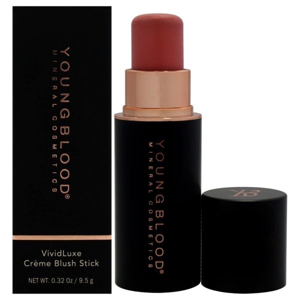 Youngblood VividLuxe Creme Blush Stick - Pink Prosecco by Youngblood for Women - 0.32 oz Blush For Sale