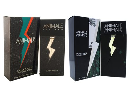 Animale Animale Kit by Animale for Men - 2 Pc Kit 6.8oz EDT Spray, 3.3oz EDT Spray Discount