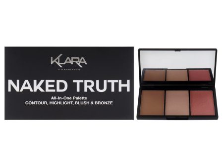 Klara Contour Bronze Blush and Highlight Palette - Naked Truth by Klara for Women - 0.35 oz Makeup on Sale