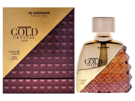 Al Haramain Gold Crystal Oudh by Al Haramain for Men - 3.33 oz EDP Spray For Discount